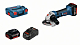Шлифмашина Bosch GWS 18 V-LI, угловая, аккумуляторная