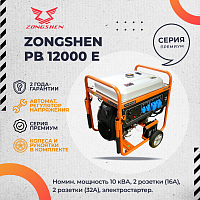 Генератор бензиновый ZONGSHEN PB 12000 E